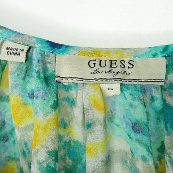 Guess - Sher Watercolor Blouse - Small - Picture 2 of 6